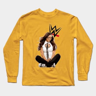 AJ Lee, WWE Colour T-shart Design Long Sleeve T-Shirt